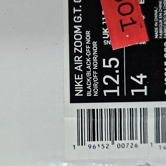 Nike Air Zoom Mens Size 12.5 Black and Gray Athletic Shoes main image 9
